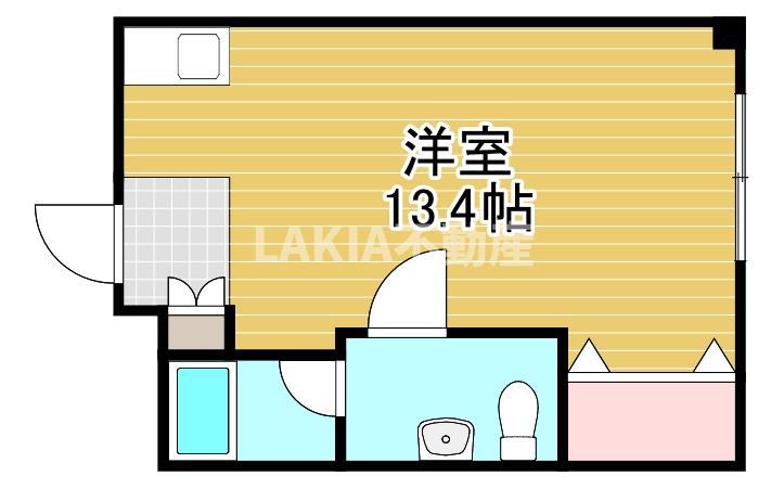 鴫野センタービル(ワンルーム/4階)の間取り写真
