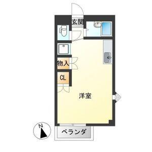 リクラス・メッツサンヒル(ワンルーム/2階)の間取り写真
