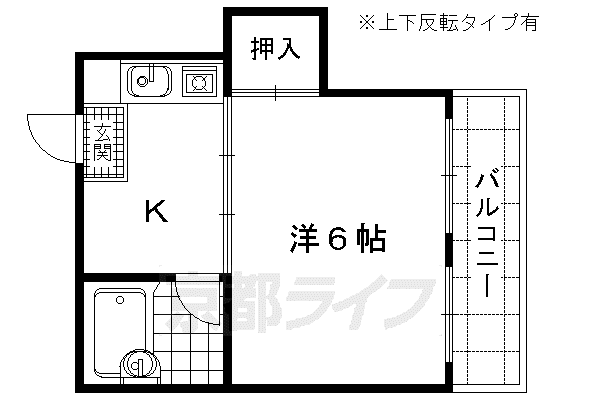 SSKハイツ(1K/2階)の間取り写真