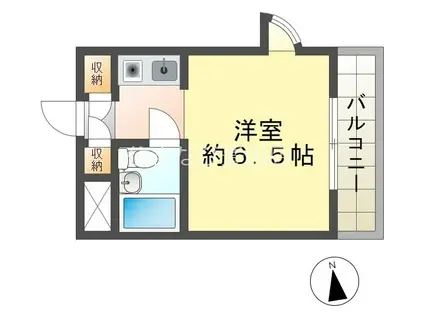 ANEXT明和(ワンルーム/2階)の間取り写真