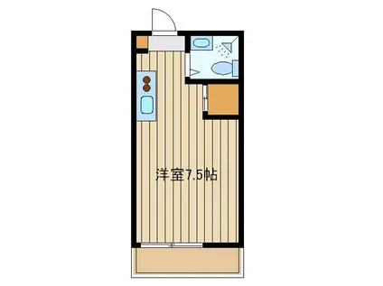 シャト-谷治3(1K/1階)の間取り写真