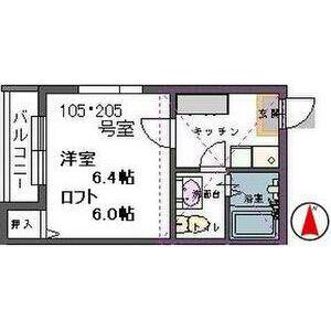 MYLIFEII(1K/1階)の間取り写真