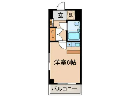 セシーズイシイ8(ワンルーム/4階)の間取り写真