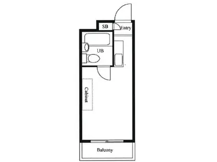 メゾン・ド・ソフォラ(1K/1階)の間取り写真