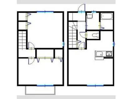 コンフォート大島II(2LDK/1階)の間取り写真