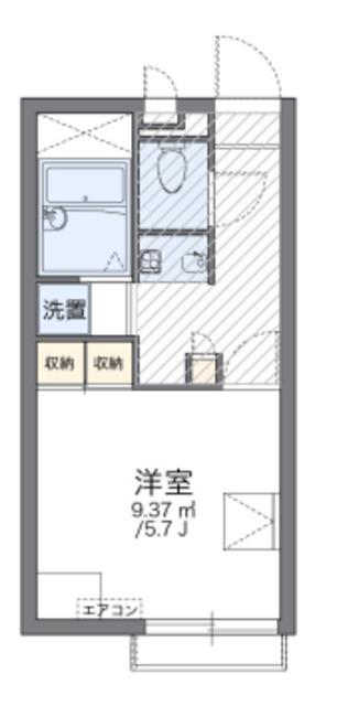 レオパレスSTR(1K/2階)の間取り写真