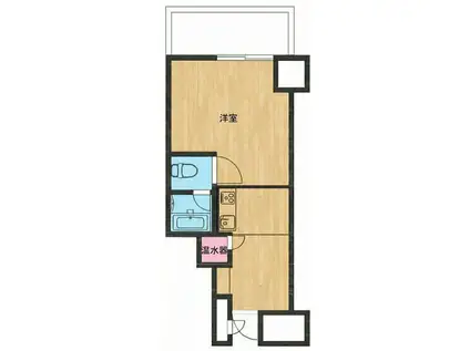 本町アーバンライフ(1K/3階)の間取り写真