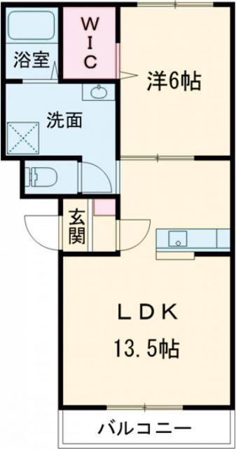 ラヴィドールII(1LDK/3階)の間取り写真