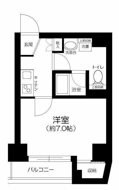 アイル秋葉原ノース弐番館(1K/5階)の間取り写真
