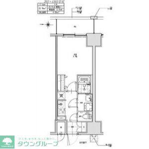 S-RESIDENCE志賀本通DEARLY(1K/2階)の間取り写真