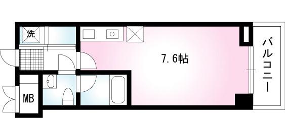 GOBANKAN(1K/3階)の間取り写真