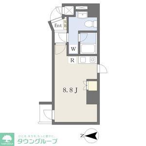 MSマンション(ワンルーム/10階)の間取り写真