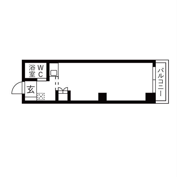 第35オーシャンプラザ(ワンルーム/4階)の間取り写真