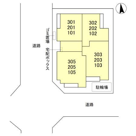 TORISIA緑橋(1LDK/2階)の間取り写真