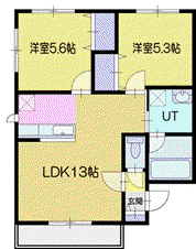 MAULOA(2LDK/2階)の間取り写真