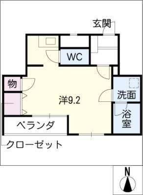 フィーブルサカエ(ワンルーム/5階)の間取り写真