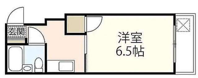 ボイスビル4(1K/3階)の間取り写真