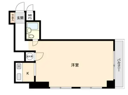 メイゾン麹町(ワンルーム/3階)の間取り写真