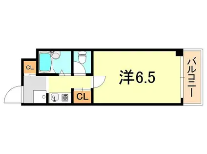 伊川谷マンション(1K/4階)の間取り写真