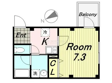 パルコAMAGASAKI(1K/1階)の間取り写真