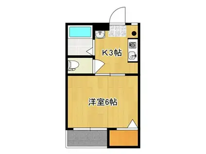 メゾン神宮寺(1K/1階)の間取り写真