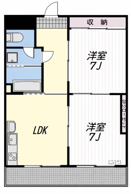 LIAM(2LDK/3階)の間取り写真