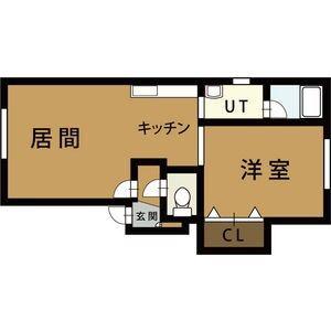 レストプレイス34(1LDK/2階)の間取り写真
