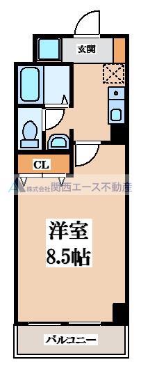 Mプラザ布施弐番館(1K/5階)の間取り写真