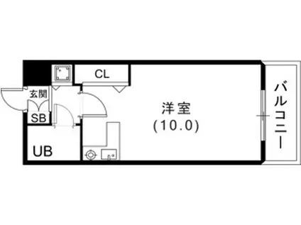 大昭マンション(ワンルーム/2階)の間取り写真