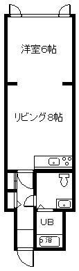 スターハイツ常磐公園(1DK/2階)の間取り写真