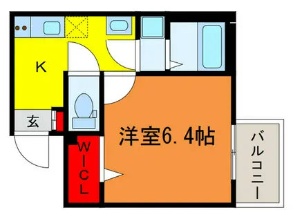 サンプレッソ西川口(1K/1階)の間取り写真
