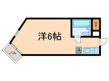 シティライフ高蔵(ワンルーム/3階)の間取り写真