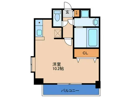 エクセレント21上新住販ビル(ワンルーム/3階)の間取り写真