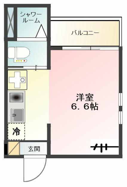 GLANZ東日暮里(ワンルーム/3階)の間取り写真