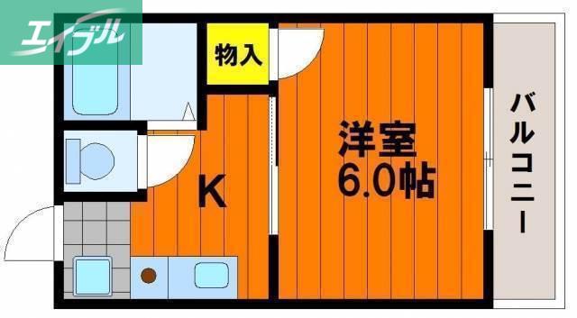 豊成センチュリーロイヤル(1K/3階)の間取り写真