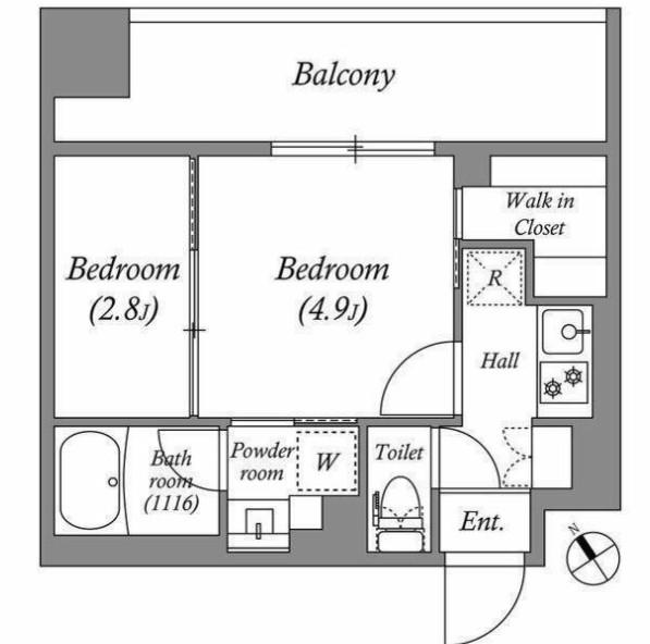ACP RESIDENCE 西巣鴨 ACP RESIDENCE 西巣鴨(2K/9階)の間取り写真