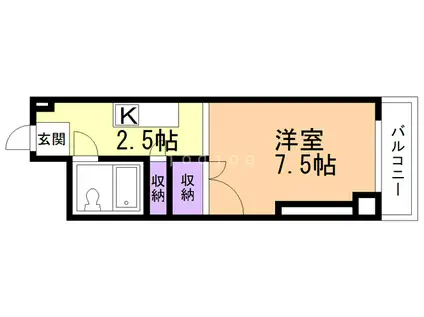 BETTER・R03(1K/3階)の間取り写真