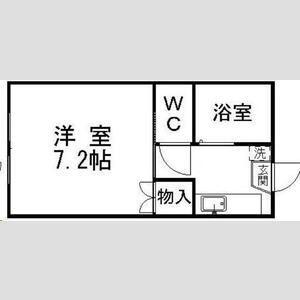 ページェントハウス(1K/2階)の間取り写真