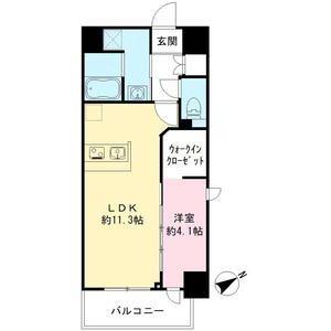 RITZ-KANO(1LDK/7階)の間取り写真