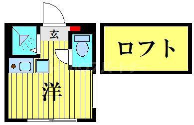 BELFORMA(ワンルーム/1階)の間取り写真