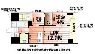 プレジデンスざ京(1SLDK/13階)の間取り写真