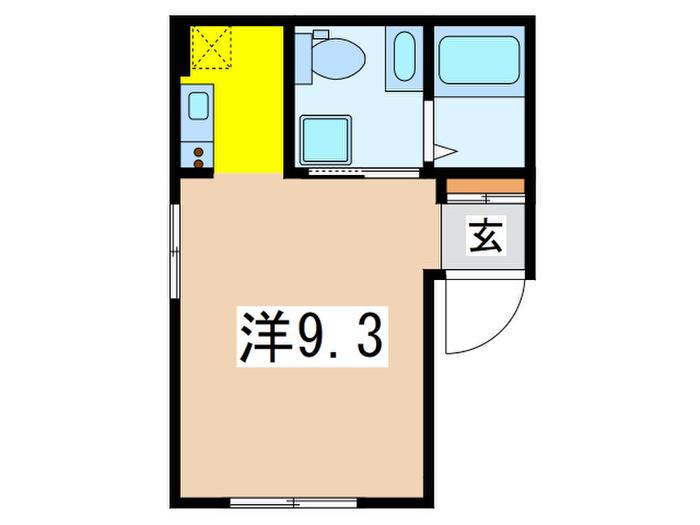 ORISIMPLE秋葉原ビル(ワンルーム/2階)の間取り写真