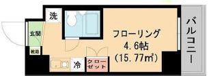 オゼキビル(ワンルーム/2階)の間取り写真