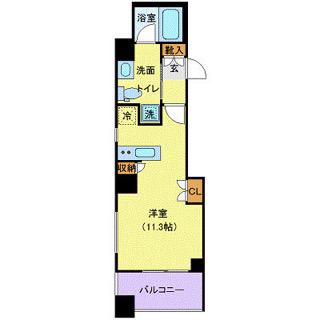 渋谷宇田川マンション(ワンルーム/3階)の間取り写真