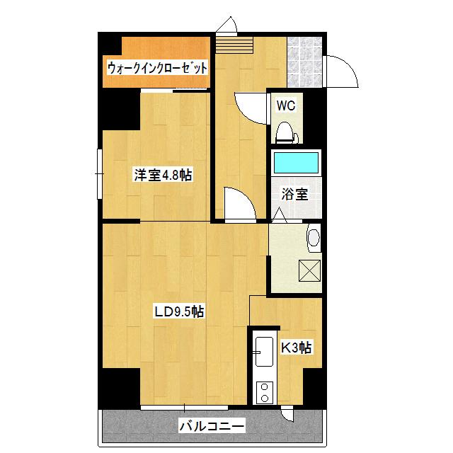 RESULT(1LDK/2階)の間取り写真