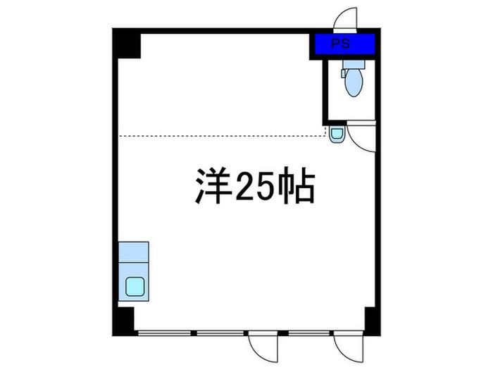 ミューズイレブン(ワンルーム/1階)の間取り写真