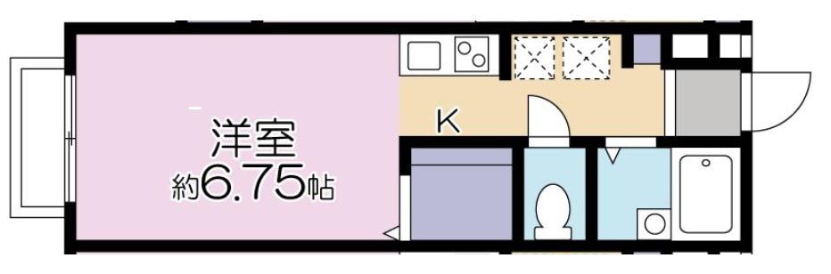 MAISON BIEN メゾン ビアン(1K/2階)の間取り写真