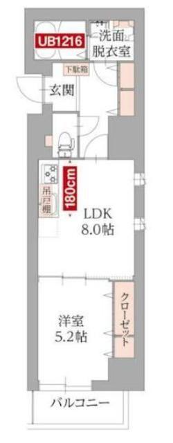 ROSSO PERENNE(1LDK/3階)の間取り写真