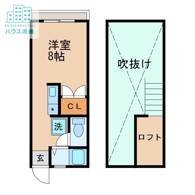 コンフォートMUKAI(ワンルーム/1階)の間取り写真