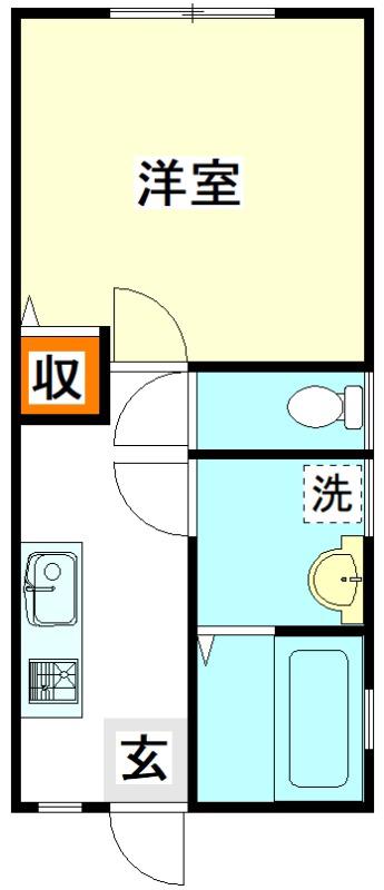 FS STYLE(1K/1階)の間取り写真